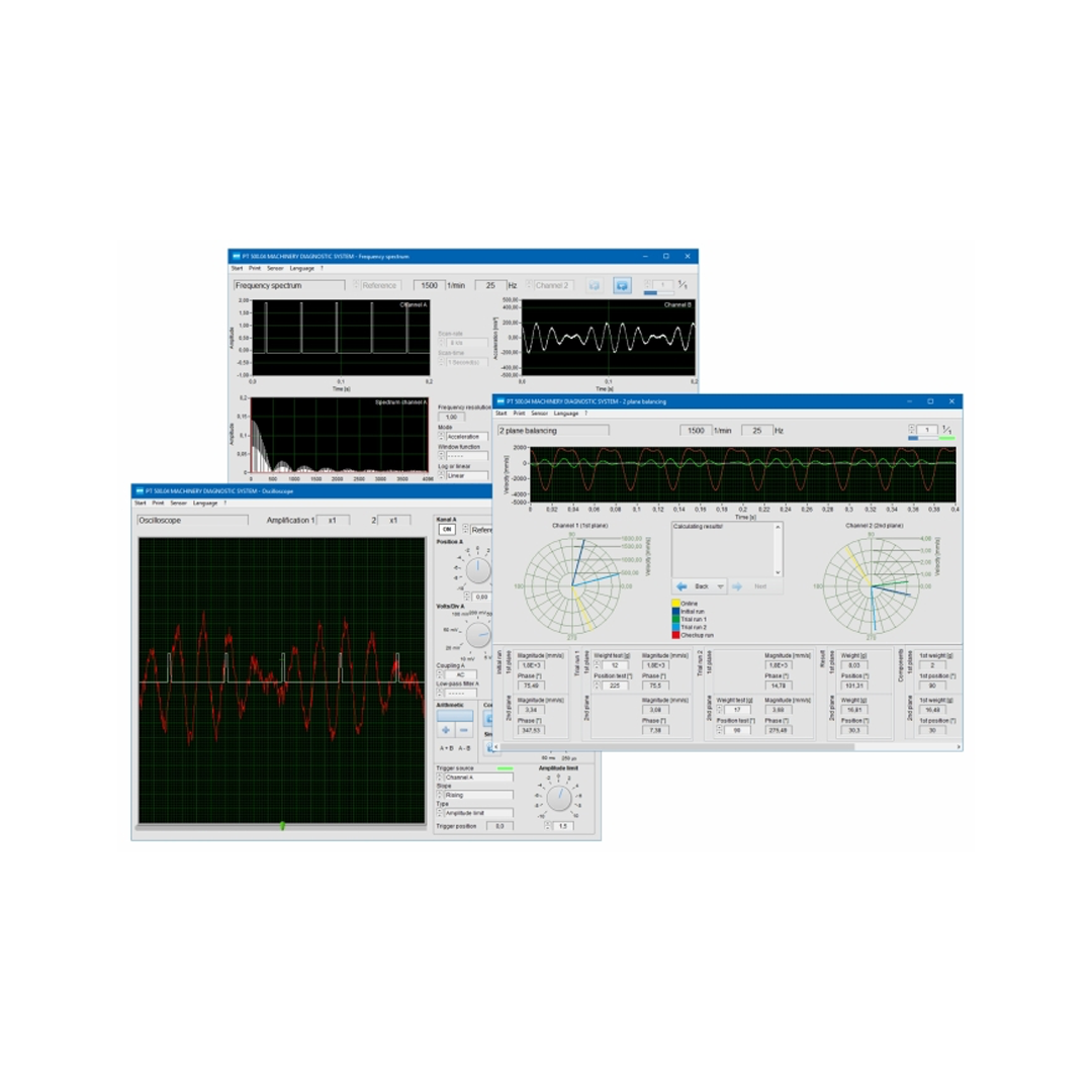 Analizador de vibraciones asistido por PC, Gunt Hamburg