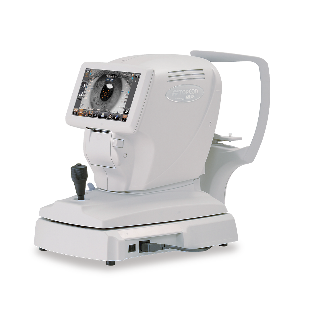 Autorefractometro y queratometro Topcon KR-800